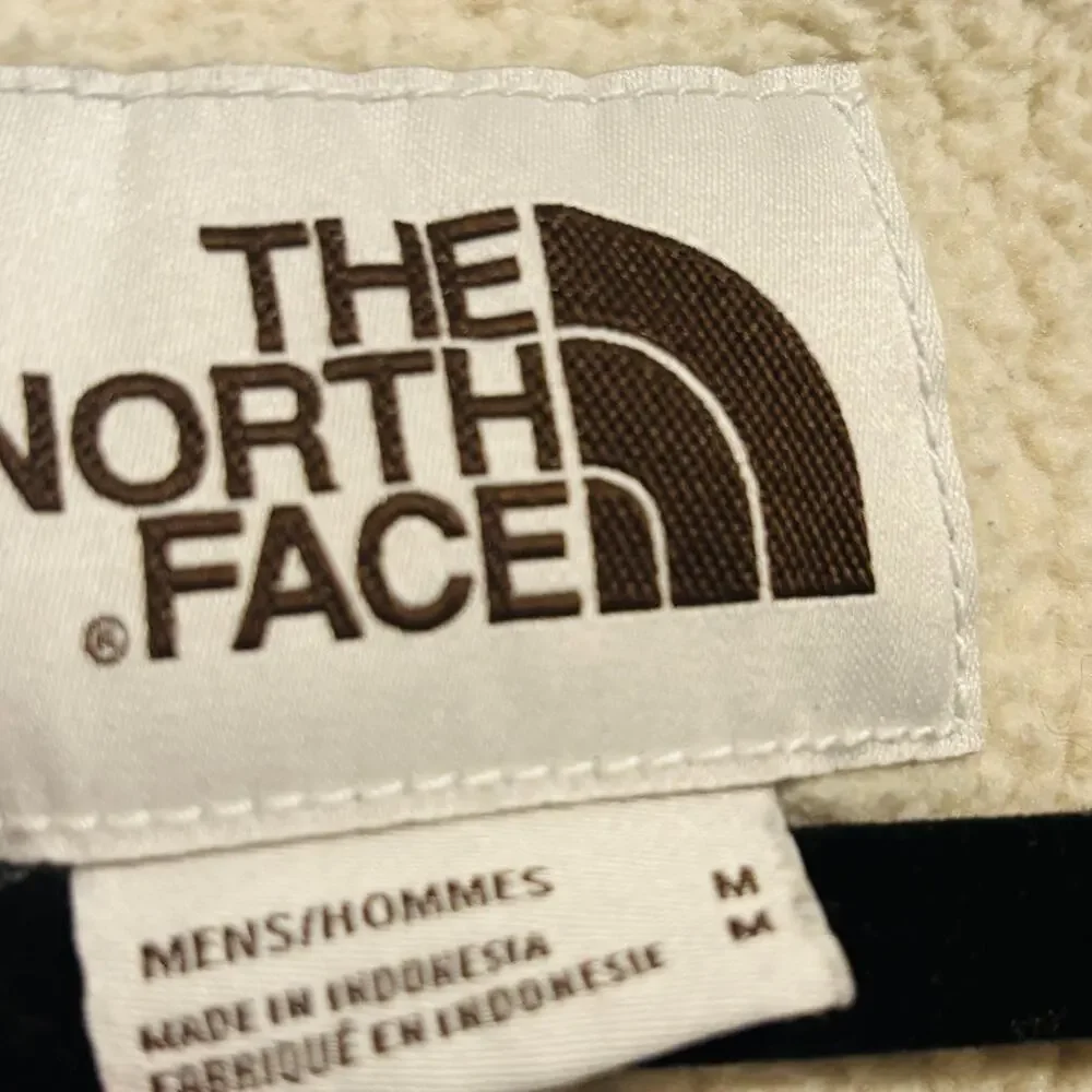 The North Face Mens Medium Blue Brown Striped Flannel Sherpa Lined Campshirt